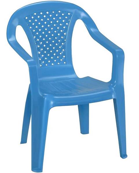 BAUMAX Dětská plastová židlička, modrá