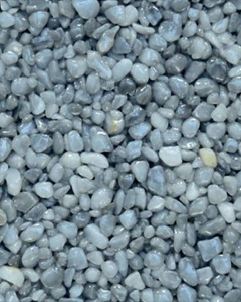 Mramorové kamínky Den Braven šedé světlé 3-6 mm 25 kg