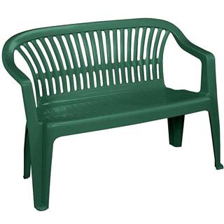 Plastová lavička DIVA, zelená
