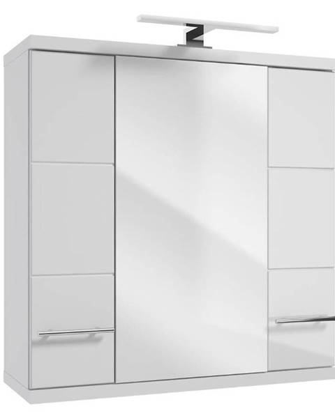BAUMAX Koupelnová skříňka se zrcadlem bílá Bari 3D0S 70
