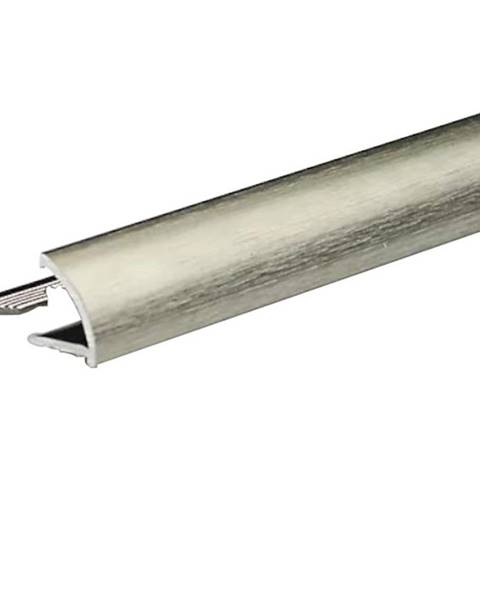 AQUA MERCADO Lišta Rondalu Alu Anod Titanium Brushed 2700/27/12,5 mm
