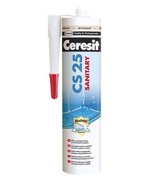 CERESIT Silikon sanitární Ceresit CS25 12 cementgrey 280 ml
