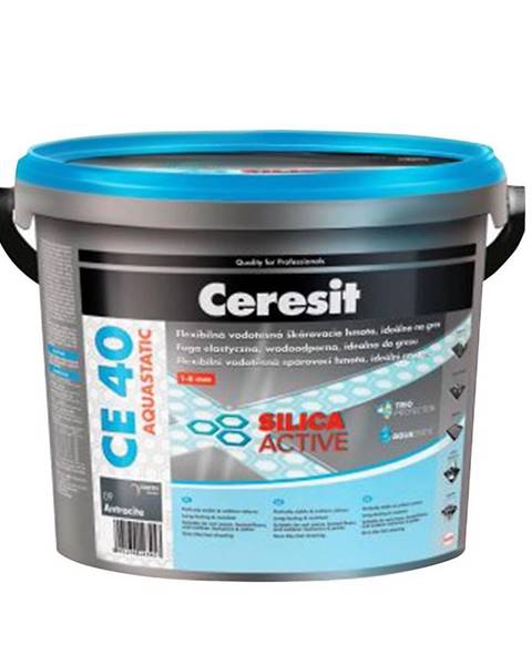 CERESIT Spárovací hmota Ceresit CE 40 Aquastatic 5 kg cementgrey