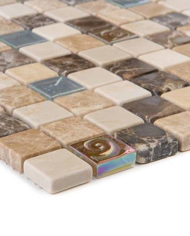 Mozaika marmor Java beige/glas Relief 52615 30x30x0,8