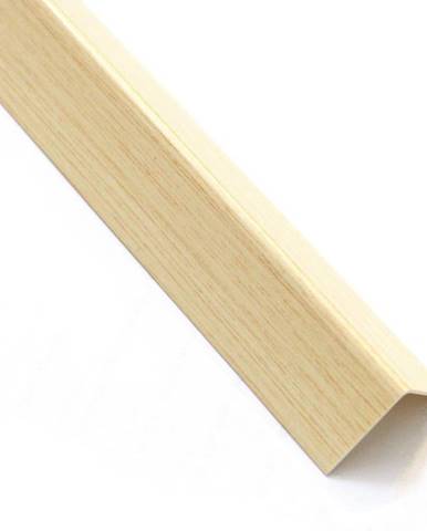 Rohový Profil Samolepící  PVC Světlé Dřevo 19,5x19,5x1000