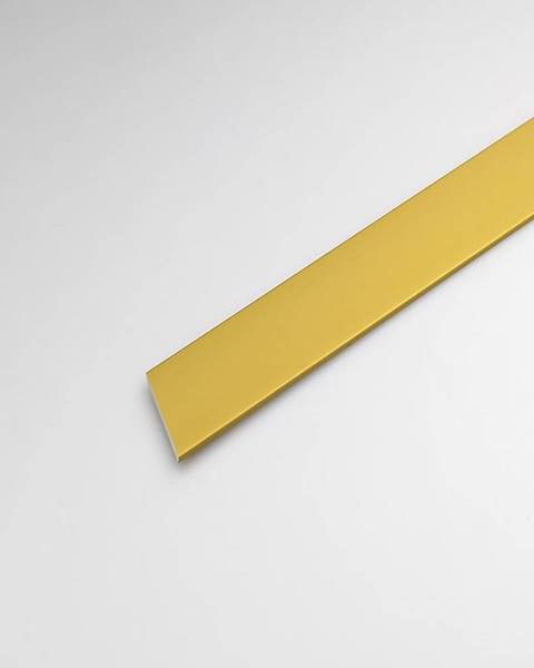 PARQUET MERCADO Profil plohý hliník zlatý 20x1000