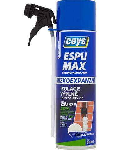 Montážní pěna Ceys Espu Max polyuretanová nízkoexpanzní trubičková 500 ml