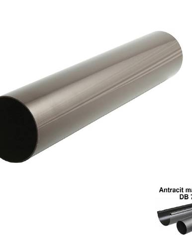 Svodová trubka antracit-metalic 105 mm/1 mb