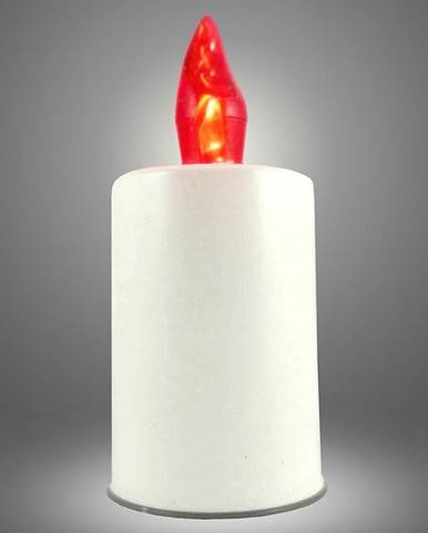LED svíčka - červená plamen