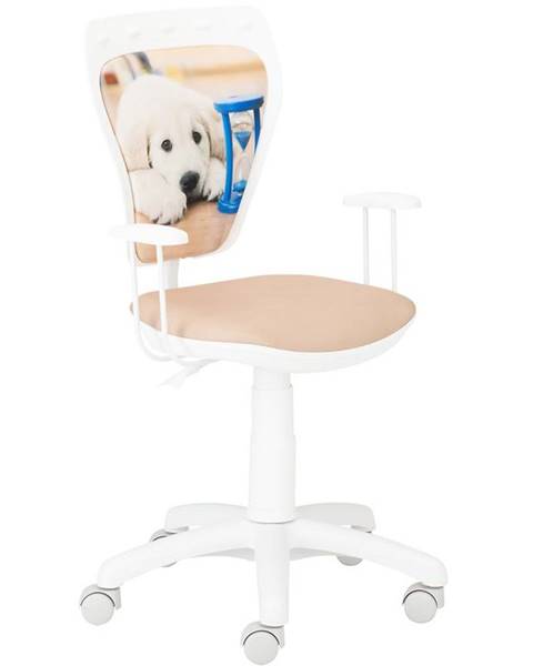 BAUMAX Otáčecí Židle Ministyle White - Labrador