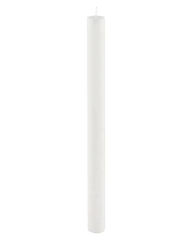 Bílá dlouhá svíčka Ego Dekor Cylinder Pure, doba hoření 53 h