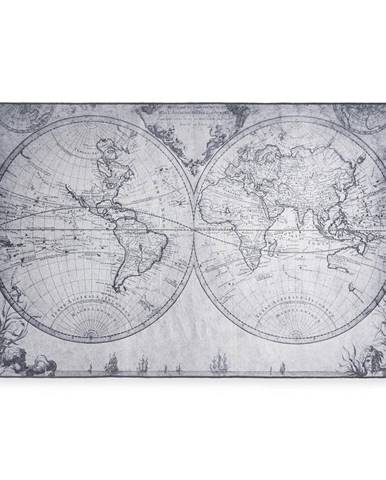 Koberec Tkaný Na Plocho World Map, 120/180cm