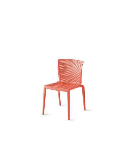 Möbelix Plastová Židle S Područkami Spiker Červená - Sada 4ks