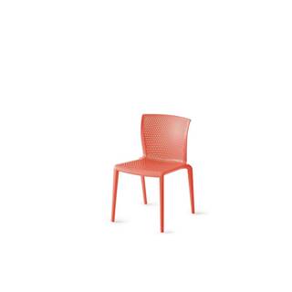 Plastová Židle S Područkami Spiker Červená - Sada 4ks