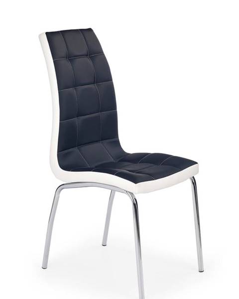 Halmar Halmar Jídelní židle K186, černo-bílá