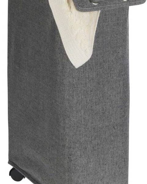 WENKO Tmavě šedý koš na prádlo Wenko Corno, 44,4 l