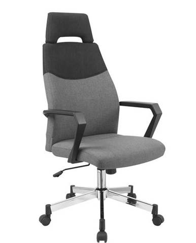 Halmar Kancelářská židle OLAF, černá/šedá