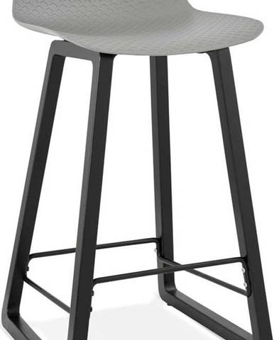 Šedá barová židle Kokoon Miky, výška sedu 69 cm