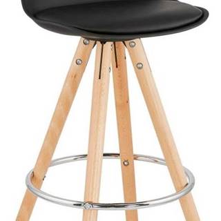 Černá barová židle Kokoon Anau, výška sedu 64 cm