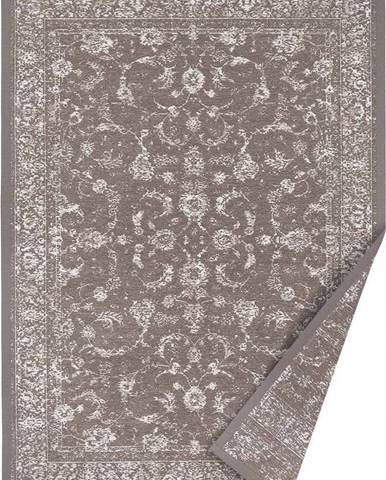 Tmavě hnědý oboustranný koberec Narma Sagadi, 100 x 160 cm
