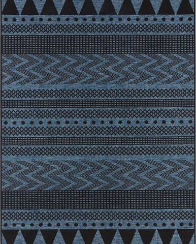 Tmavě modrý venkovní koberec NORTHRUGS Sidon, 140 x 200 cm