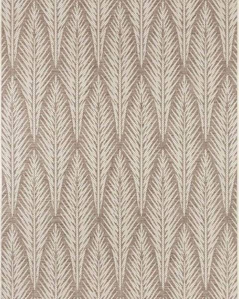 Bougari Hnědobéžový venkovní koberec NORTHRUGS Pella, 70 x 140 cm