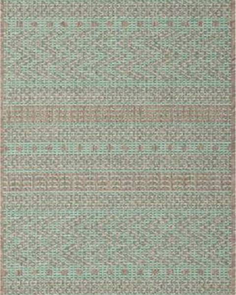 Bougari Zeleno-béžový venkovní koberec NORTHRUGS Sidon, 70 x 200 cm
