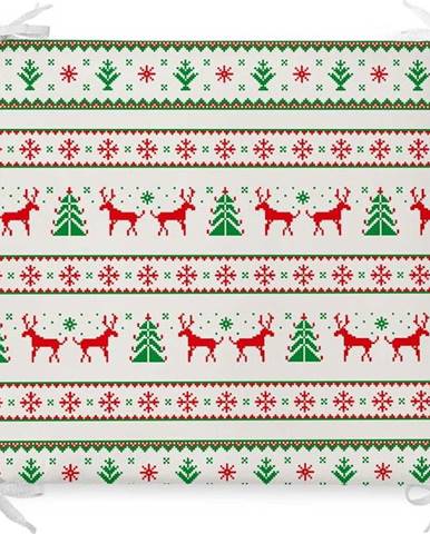 Vánoční podsedák s příměsí bavlny Minimalist Cushion Covers Traditions, 42 x 42 cm