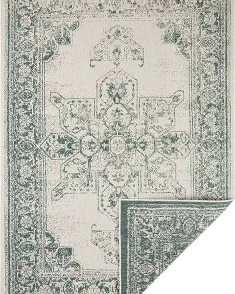 Zeleno-krémový venkovní koberec NORTHRUGS Borbon, 160 x 230 cm