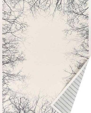 Bílý vzorovaný oboustranný koberec Narma Puise, 160 x 230 cm