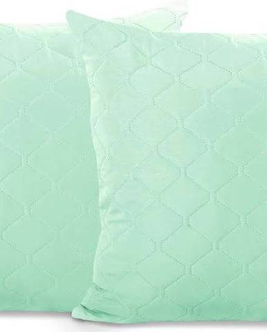 Sada 2 světle zelených povlaků na polštář z mikrovlákna DecoKing Axel, 40 x 40 cm