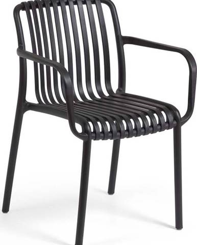 Černá zahradní židle La Forma Isabellini