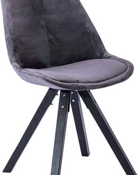 loomi.design Sada 2 tmavě šedých jídelních židlí Bonami Essentials Dima