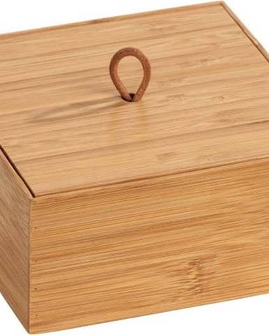 Bambusový box s víkem Wenko Terra, šířka 15 cm