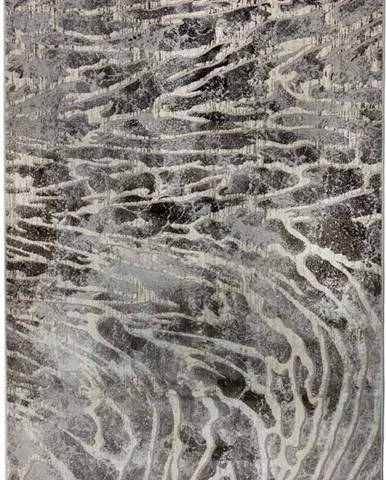 Šedý koberec Flair Rugs Lyra, 120 x 170 cm