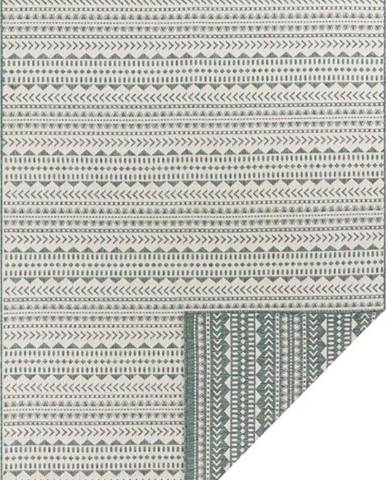 Zeleno-bílý venkovní koberec Ragami Kahira, 120 x 170 cm