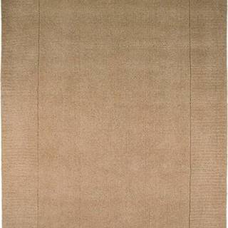 Hnědý vlněný koberec Flair Rugs Siena, 120 x 170 cm