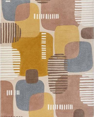 Šedo-žlutý koberec Flair Rugs Pop, 120 x 170 cm
