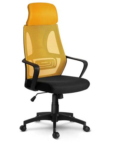 Global Income s.c. Kancelářská židle Praga, žlutý P130149