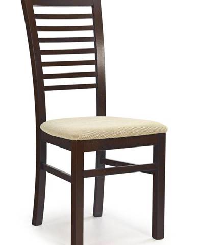 Halmar Jídelní židle Gerard 6, tmavý ořech