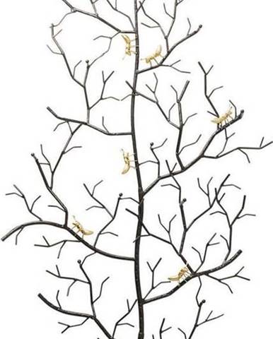 Kovový nástěnný věšák Kare Design Ants On A Tree, výška 160 cm