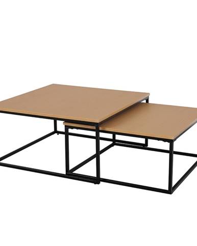 Konferenční stolek KASTLER, buk/černá