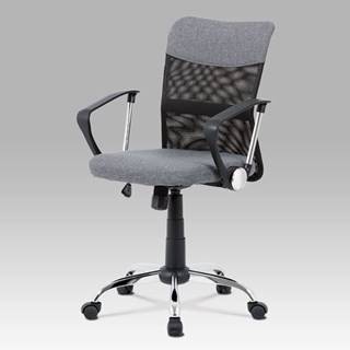 Kancelářská židle KA-V202 GREY, šedá látka