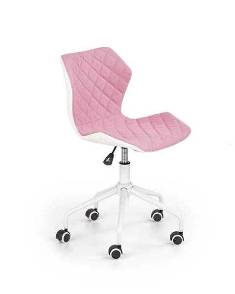 Smartshop Dětská kancelářská židle MATRIX 3, růžovo-bílá