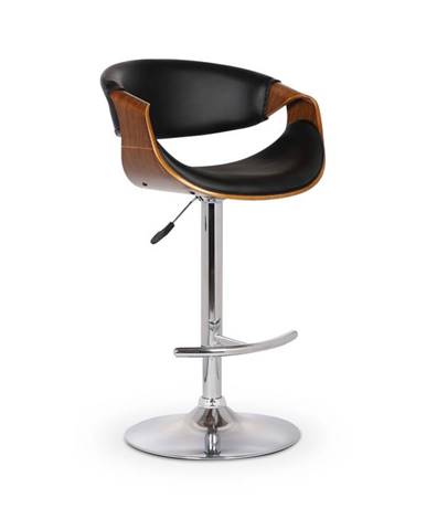 Barová židle H-100, ořech/černá