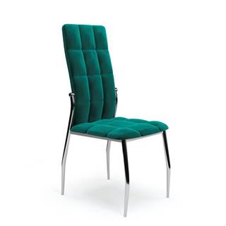 Jídelní židle K-416, tmavě zelená