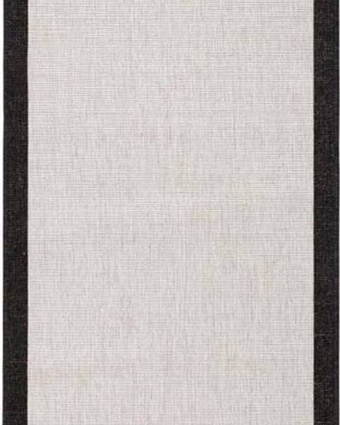 Bougari Černo-krémový venkovní koberec NORTHRUGS Panama, 80 x 250 cm