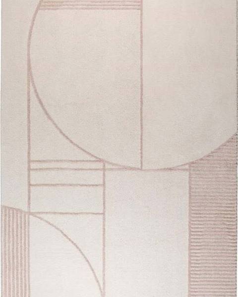 Zuiver Šedo-růžový koberec Zuiver Bliss, 160 x 230 cm