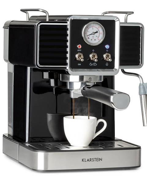Klarstein Klarstein Gusto Classico, espresso kávovar, 1350 W, tlak 20 bar, nádrž na vodu: 1,5 litru