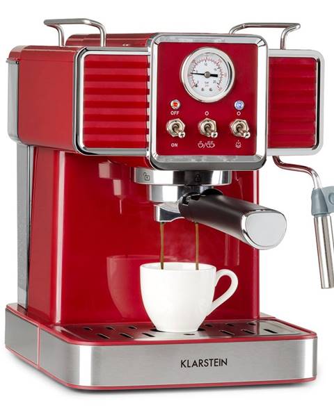 Klarstein Klarstein Gusto Classico, espresso kávovar, 1350 W, tlak 20 bar, nádrž na vodu: 1,5 litru